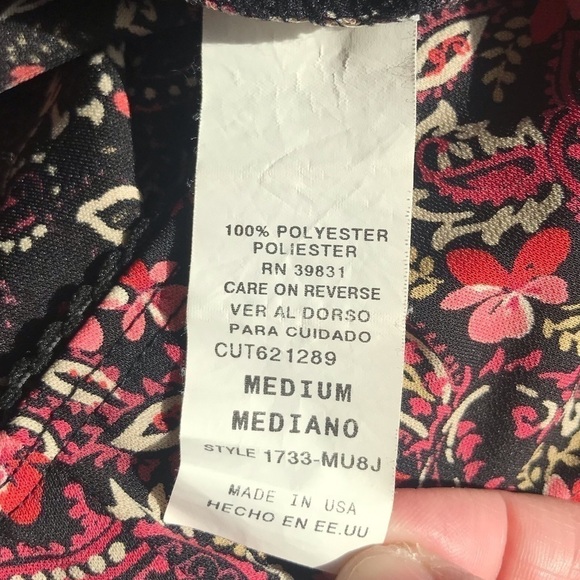 MY MICHELLE MEDIUM PAISLEY SKIRT - Picture 5 of 5